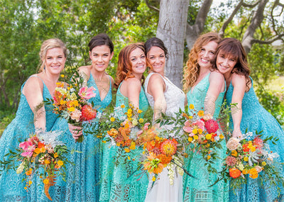 Create Contrast: Master the Art of Differentiating Bridesmaid Dresses from Bridal Gown