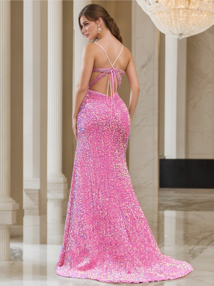 Trumpet/Mermaid Sweetheart Sleeveless Beading Prom Dresses