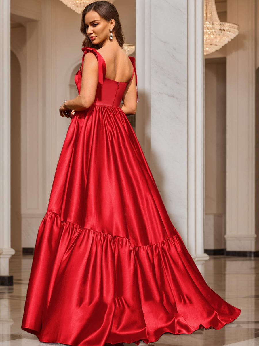 Ball Gown Sweetheart Sleeveless Ruched Prom Dresses