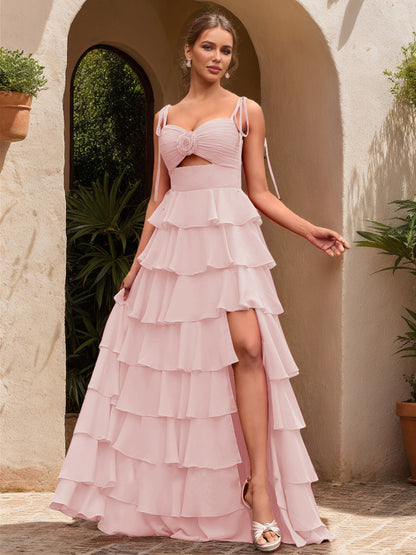 Ball Gown Sweetheart Sleeveless Solid Flowers Prom Dresses