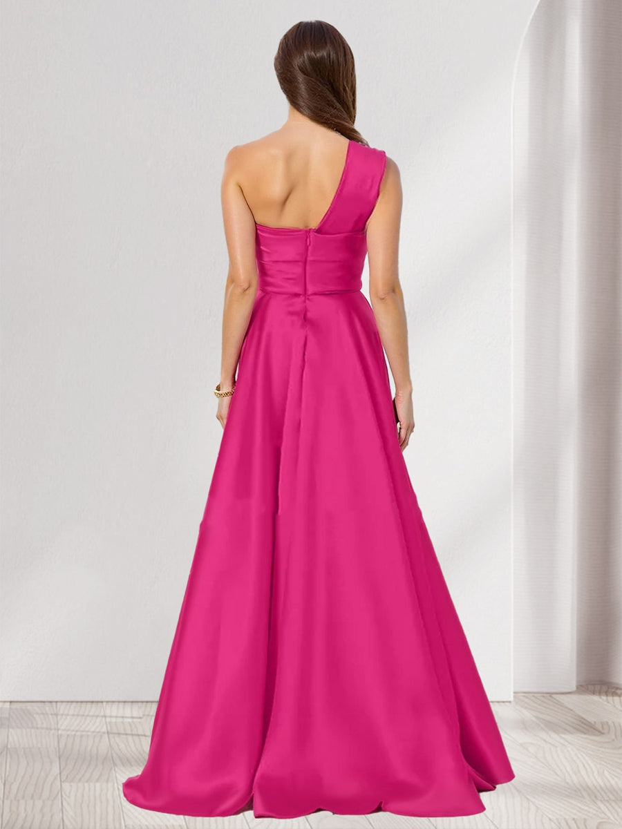 A-Line/Princess Halter Sleeveless Ruched Bridesmaid Dresses