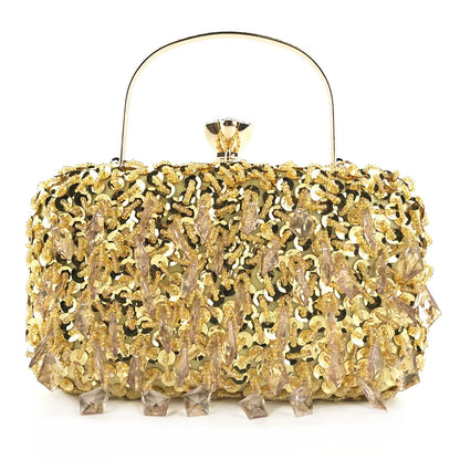 Delicate Shining Beading Clutch Women's Handbags