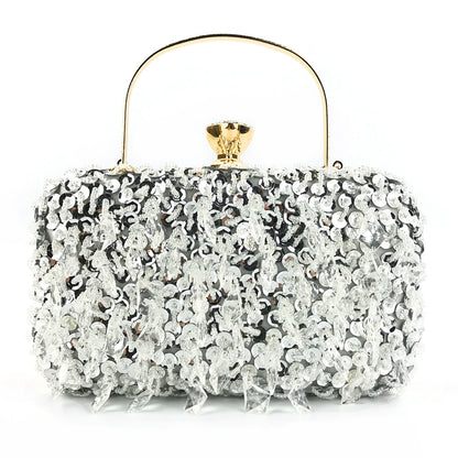 Delicate Shining Beading Clutch Women's Handbags