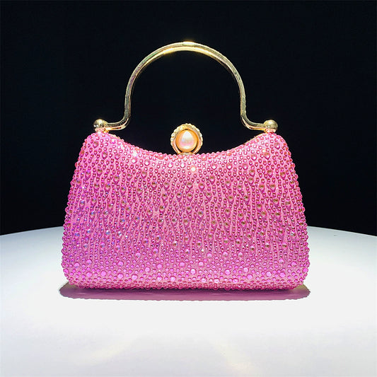 Alloy Glitter Rhinestone Clutch Women's Handbags