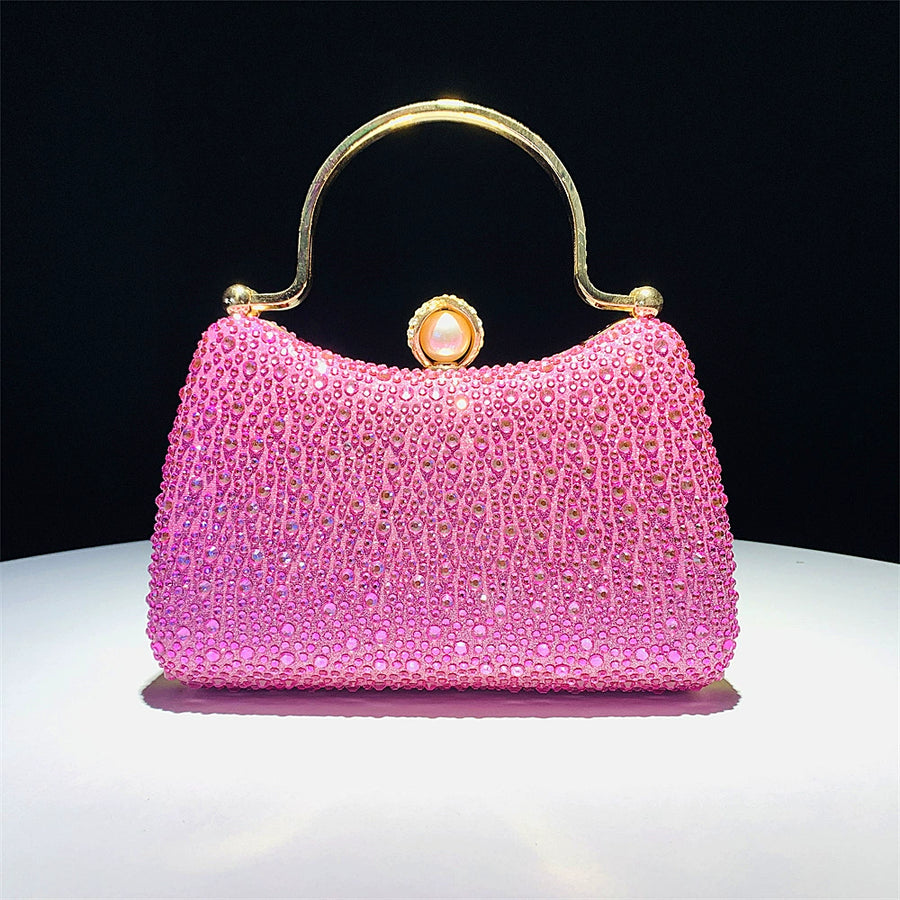 Alloy Glitter Rhinestone Clutch Women's Handbags