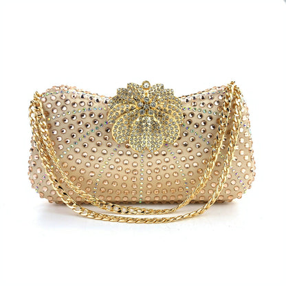 Alloy Gorgeous Rhinestone Clutch Women's Handbags