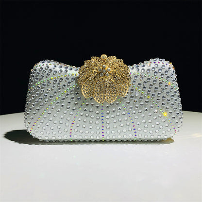 Alloy Gorgeous Rhinestone Clutch Women's Handbags