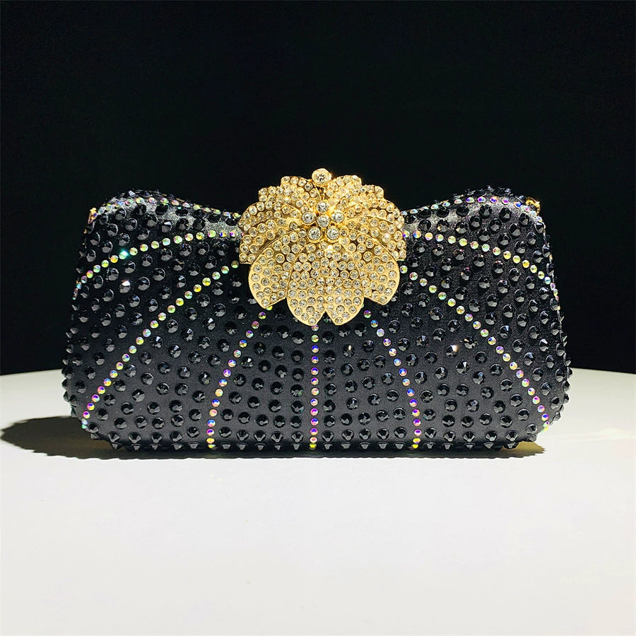 Alloy Gorgeous Rhinestone Clutch Women's Handbags