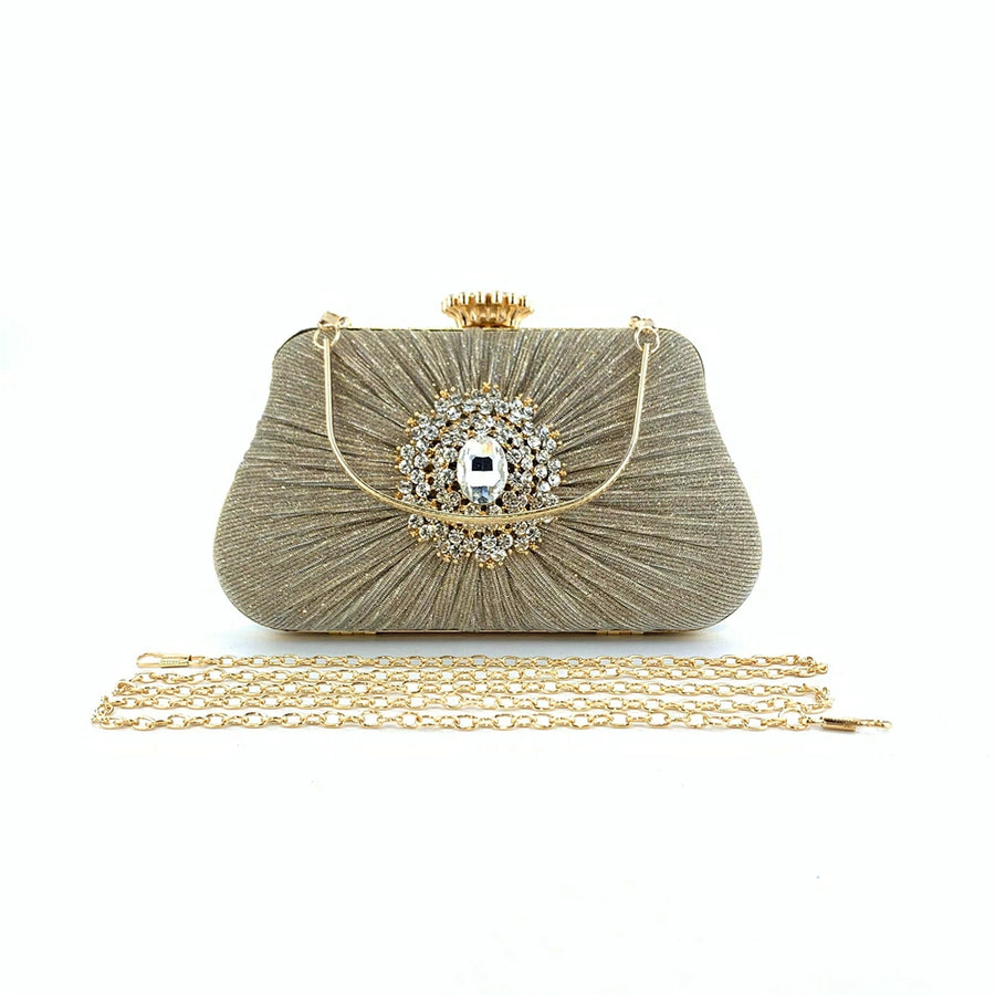 Delicate Gorgeous Diamond Clutch Women's Handbags