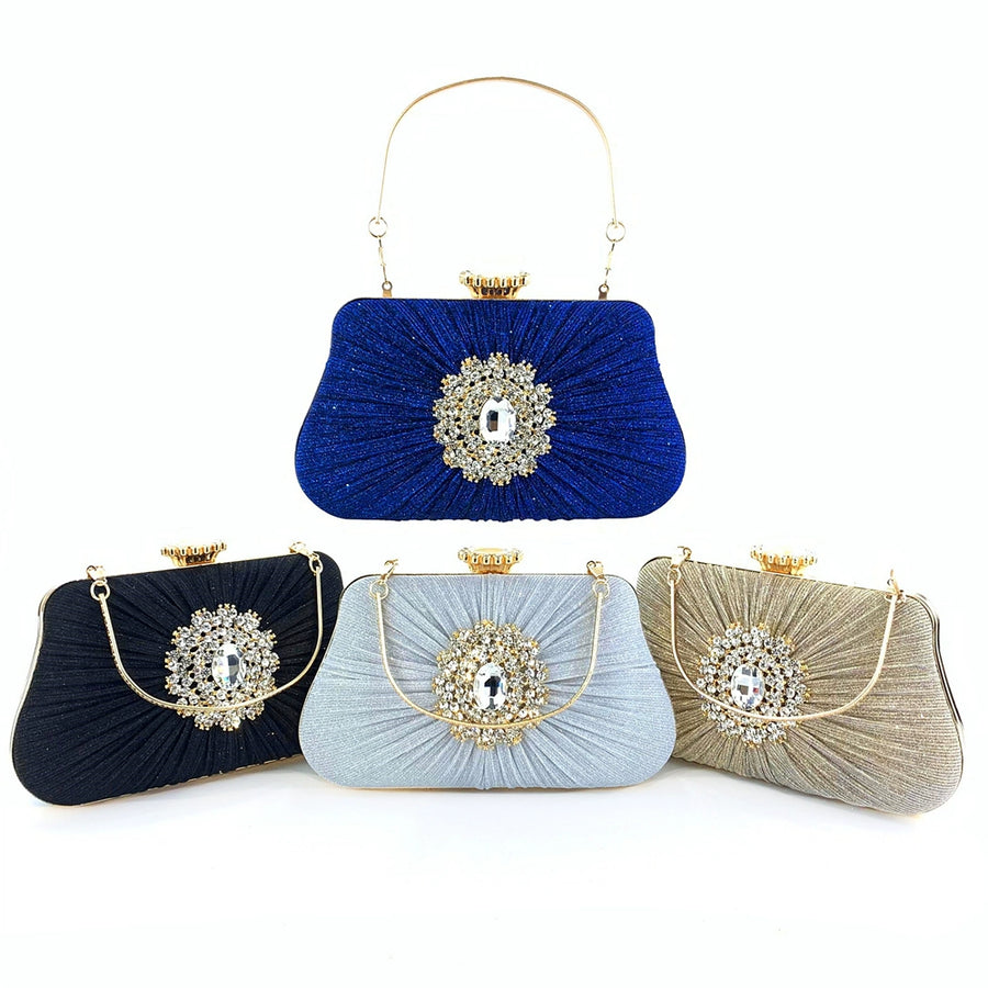 Delicate Gorgeous Diamond Clutch Women's Handbags