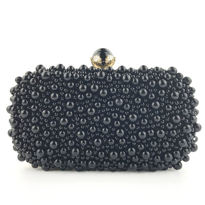 Fashionable Shining Pearls Clutch Unique Handbags