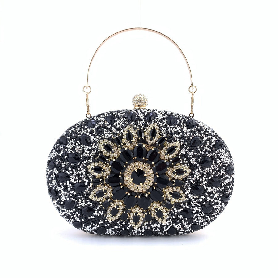 Alloy Gorgeous Rhinestone Clutch Unique Handbags