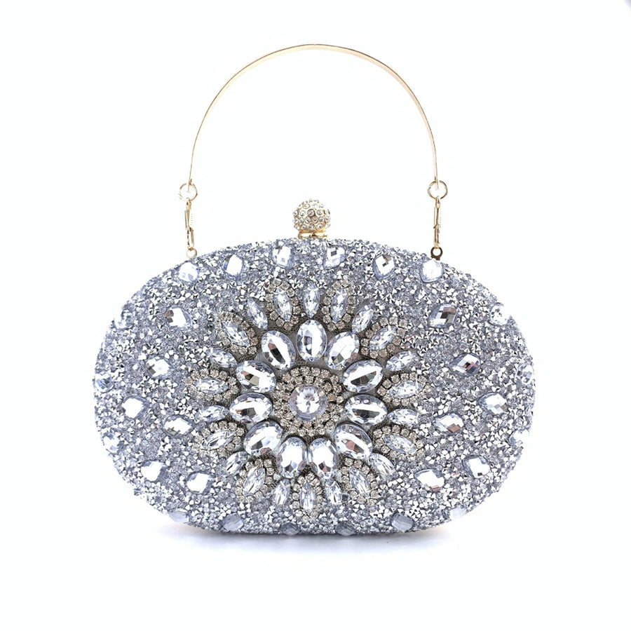 Alloy Gorgeous Rhinestone Clutch Unique Handbags