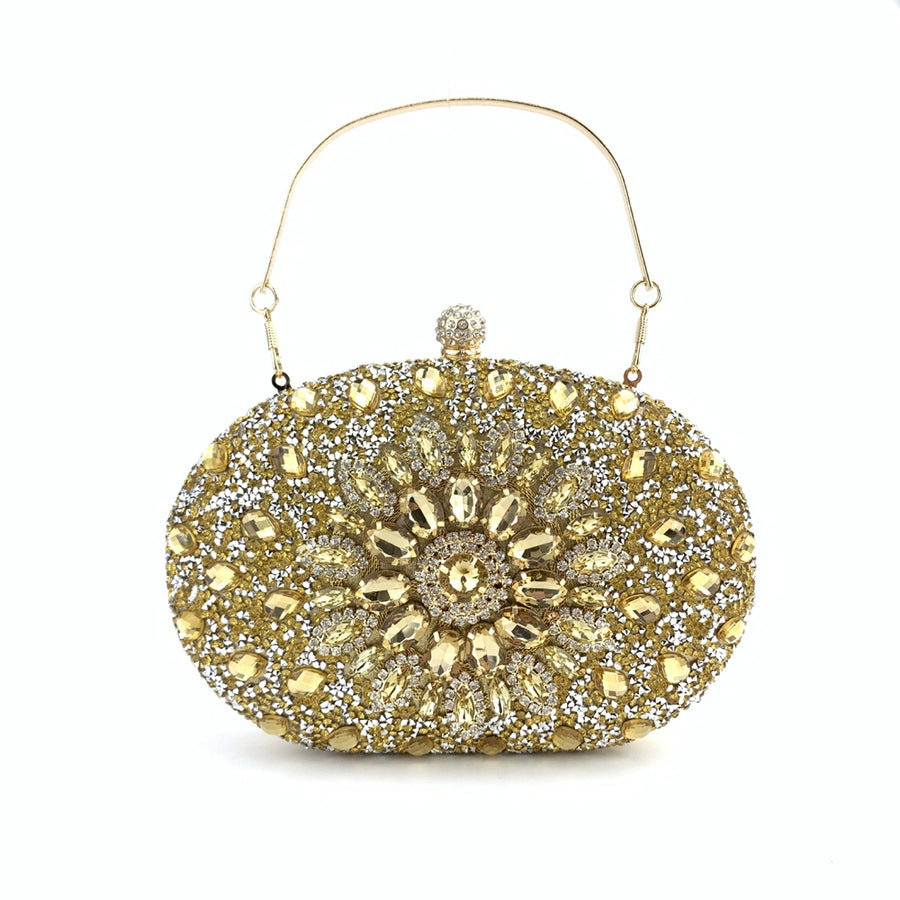 Alloy Gorgeous Rhinestone Clutch Unique Handbags