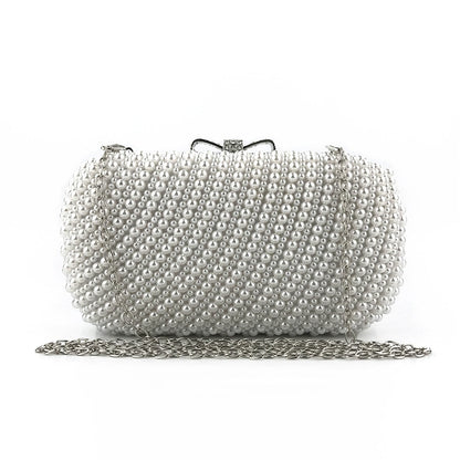 Elegant Shining Pearls Clutch Unique Handbags