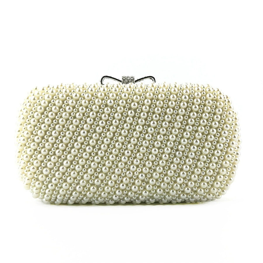 Elegant Shining Pearls Clutch Unique Handbags