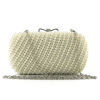 Elegant Shining Pearls Clutch Unique Handbags