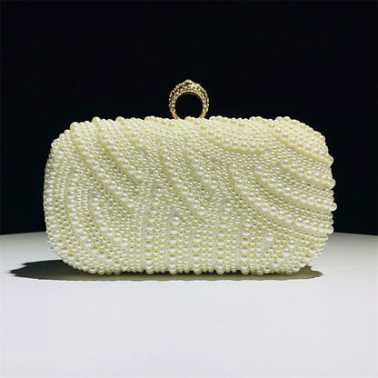 Charming Shining Pearls Clutch Unique Handbags