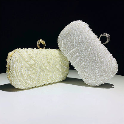 Charming Shining Pearls Clutch Unique Handbags