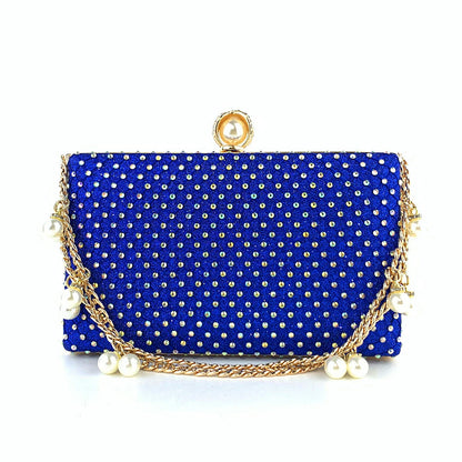 Gorgeous Sparkly Pearls Clutch Unique Handbags