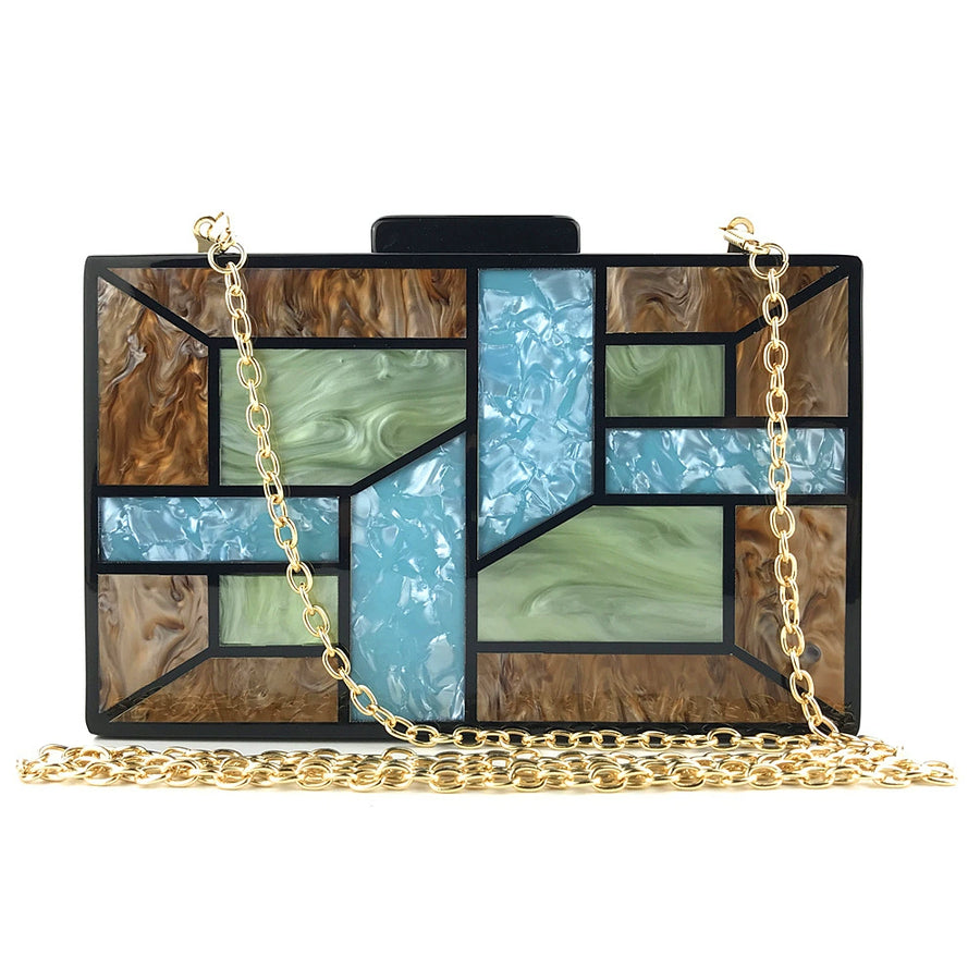 Fashionable Clutch Chain Wallets