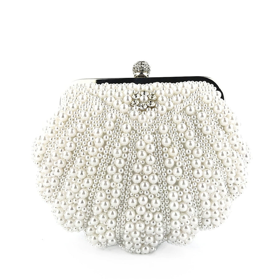 Lovely Shining Pearls Clutch Unique Handbags