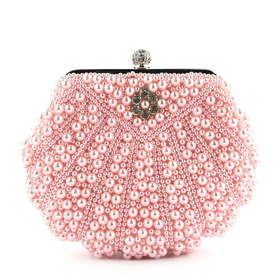 Lovely Shining Pearls Clutch Unique Handbags