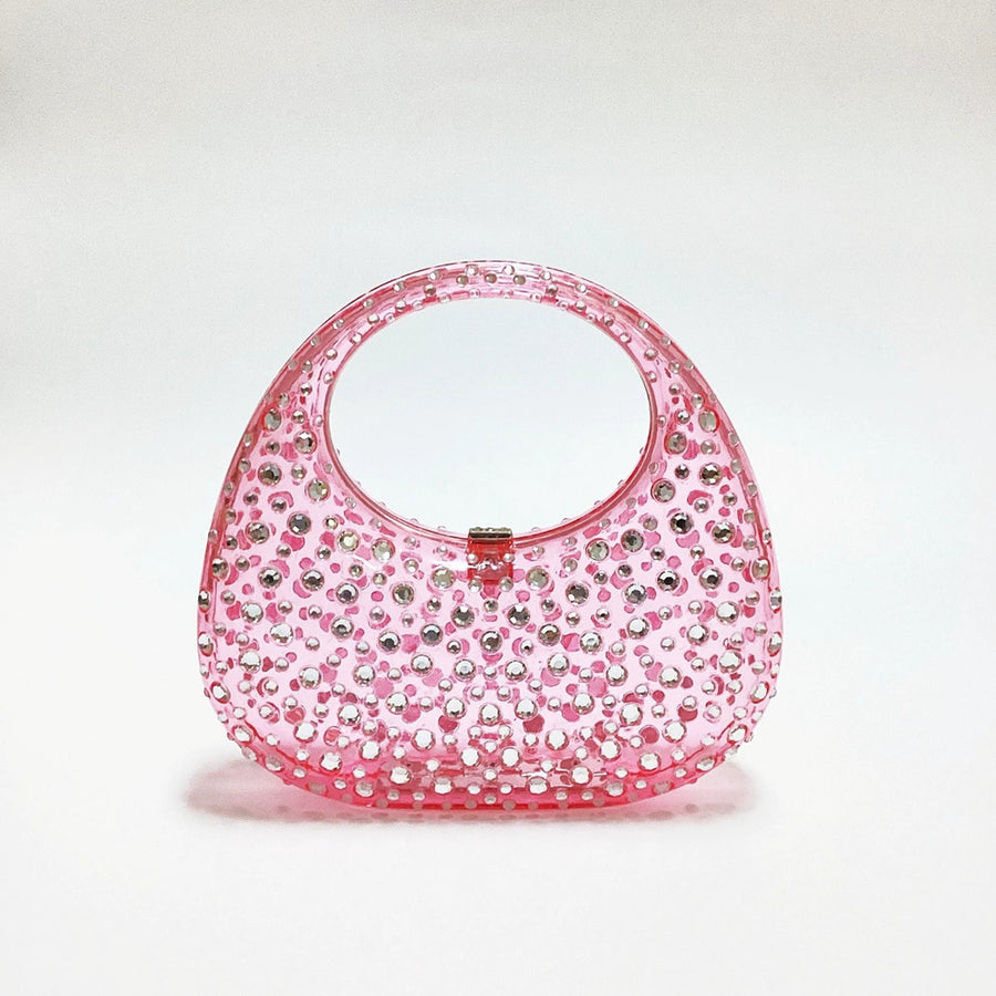 Charming Rhinestone Clutch Women's Handbags