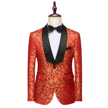 Tailored Fit Single Breasted One-button 3 Pieces Men's Wedding Suits