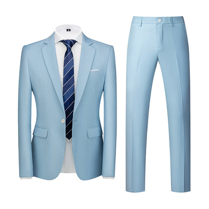 Tailored Fit Single Breasted One-button 3 Pieces Men's Wedding Suits