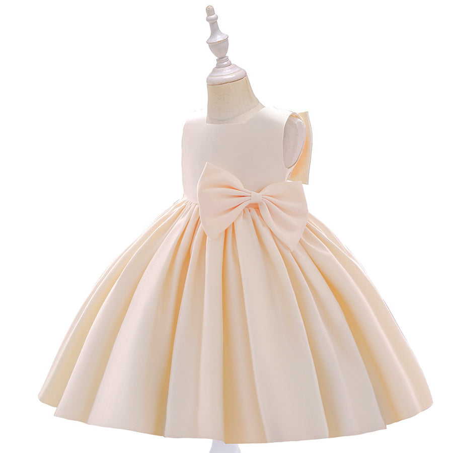 Ball Gown Scoop Sleeveless Flower Girl Dresses with Ruffles