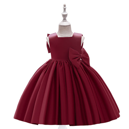 Ball Gown Scoop Sleeveless Flower Girl Dresses with Ruffles