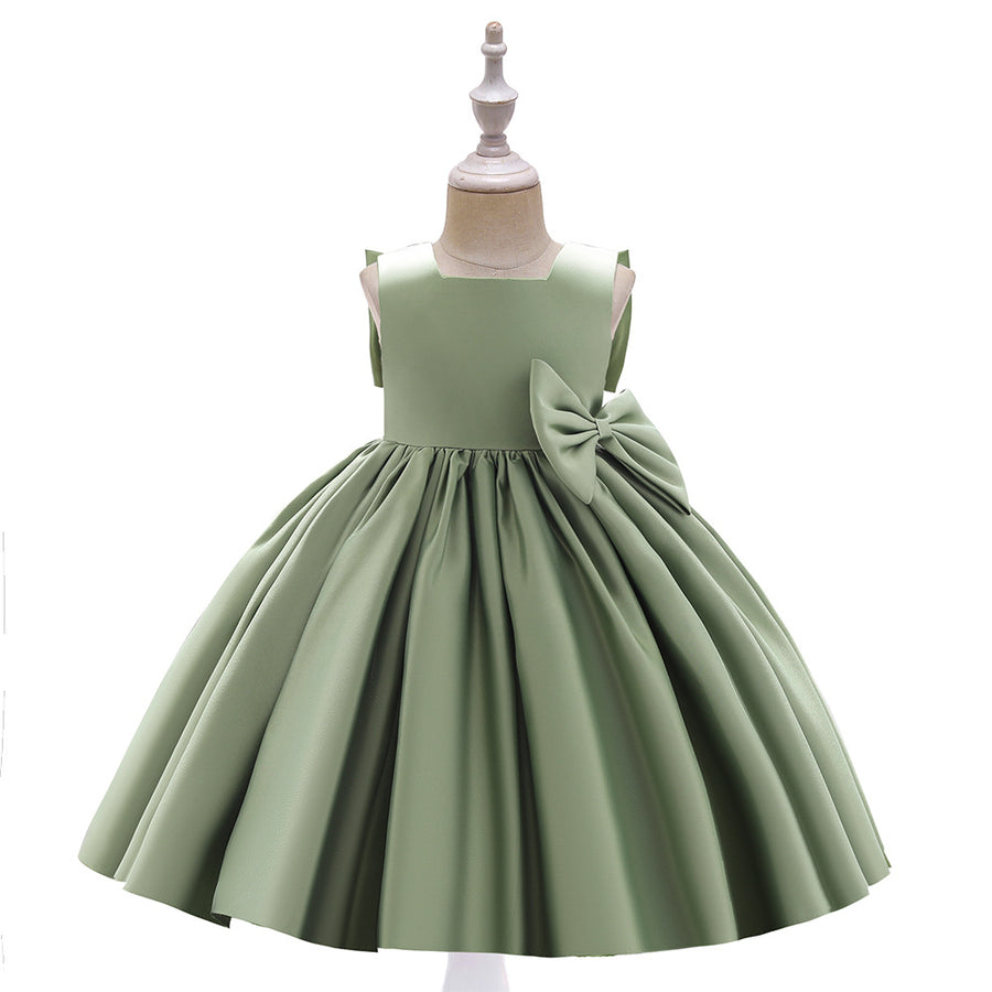 Ball Gown Scoop Sleeveless Flower Girl Dresses with Ruffles