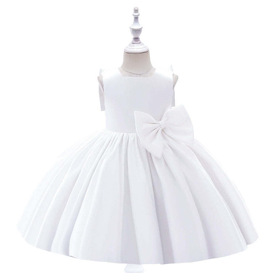 Ball Gown Scoop Sleeveless Flower Girl Dresses with Ruffles