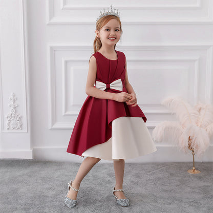 Ball Gown Scoop Sleeveless Flower Girl Dresses with Tiered