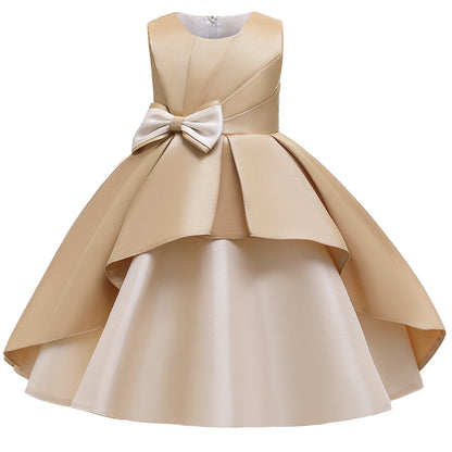 Ball Gown Scoop Sleeveless Flower Girl Dresses with Tiered