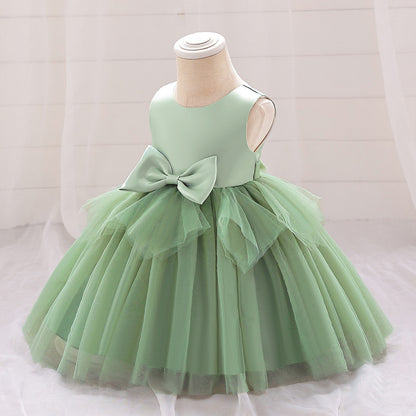 Ball Gown Scoop Sleeveless Flower Girl Dresses with Ruched