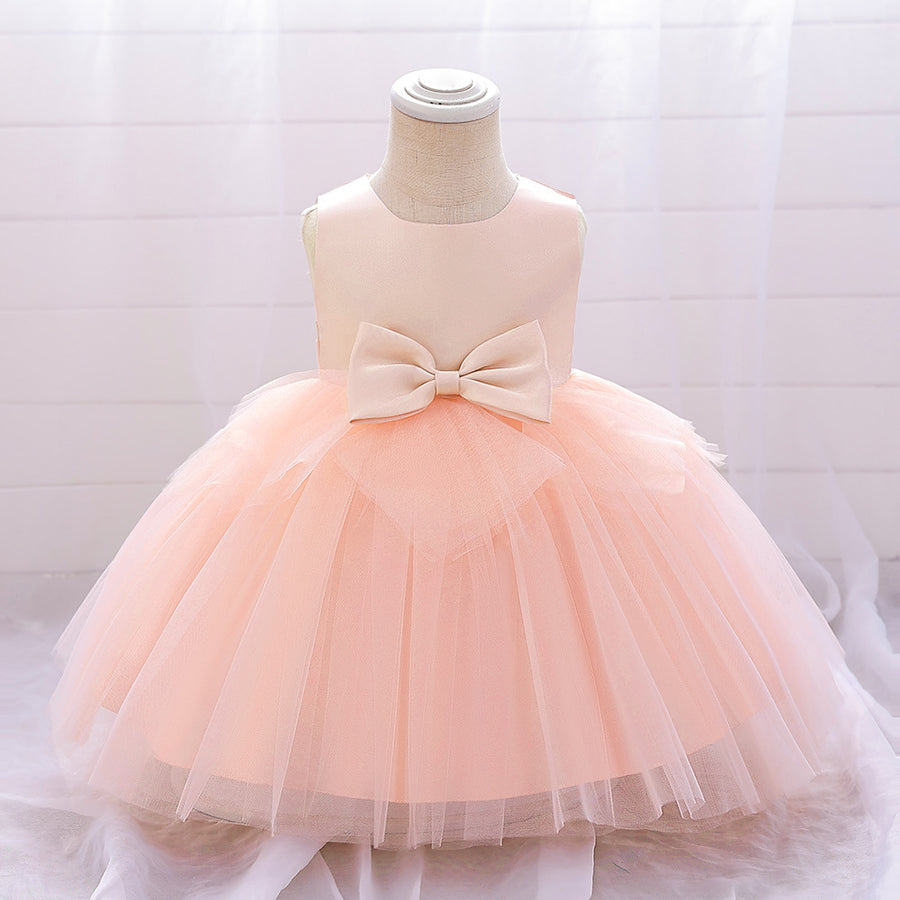 Ball Gown Scoop Sleeveless Flower Girl Dresses with Ruched