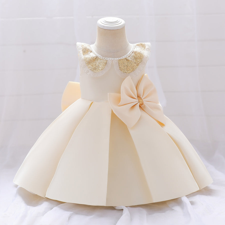 Ball Gown Scoop Sleeveless Flower Girl Dresses with Sequins