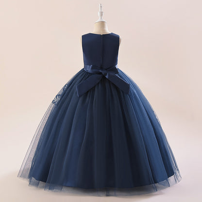 Ball Gown Scoop Sleeveless Flower Girl Dresses with Sequins