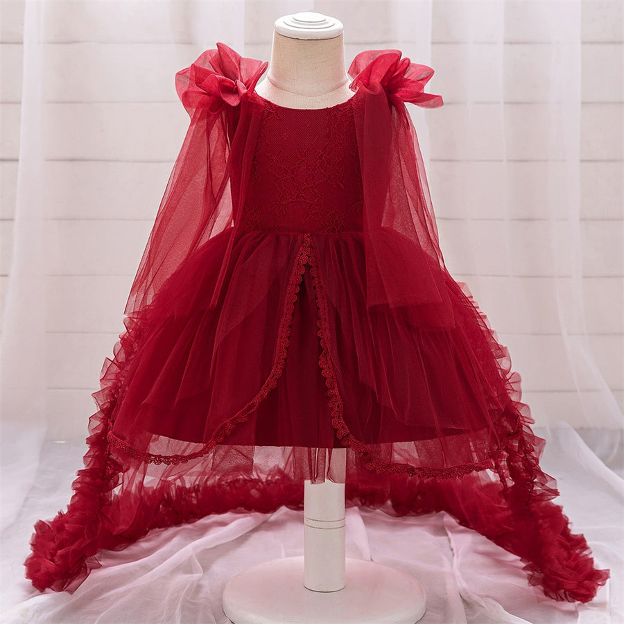 Ball Gown Scoop Sleeveless Lace Flower Girl Dresses