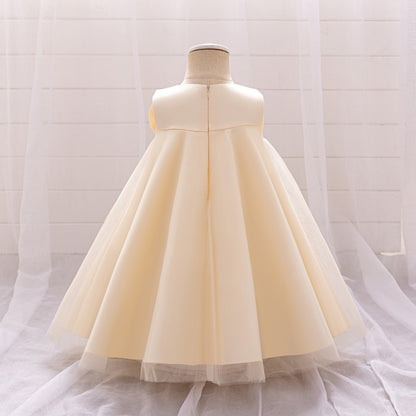 Ball Gown Scoop Sleeveless Pleats Flower Girl Dresses