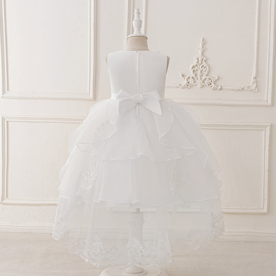 Ball Gown Scoop Sleeveless Beading Flower Girl Dresses