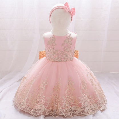 Ball Gown Scoop Sleeveless Lace Flower Girl Dresses