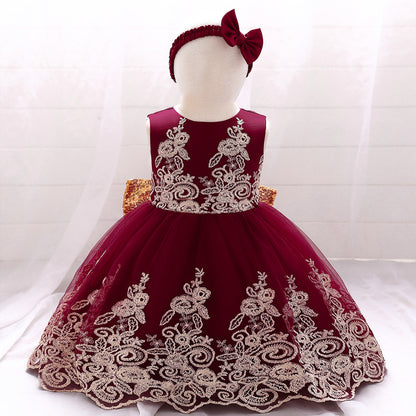 Ball Gown Scoop Sleeveless Lace Flower Girl Dresses