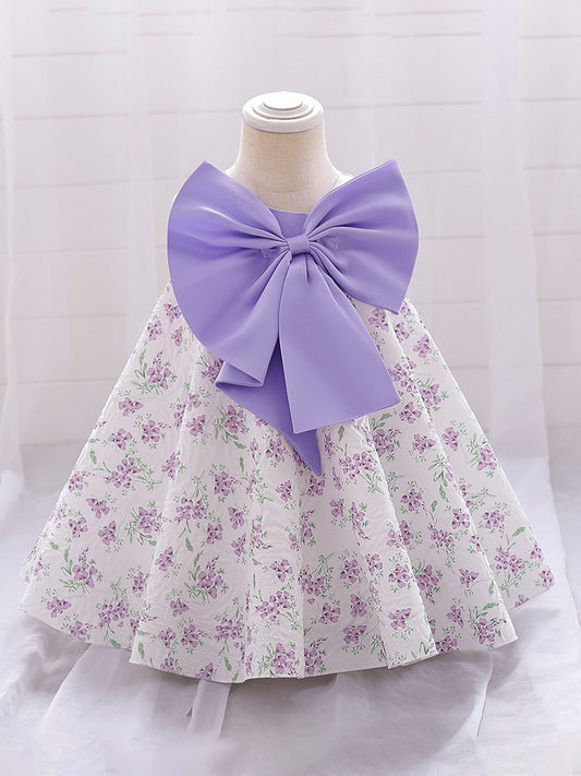 Ball Gown Scoop Sleeveless Ruched Flower Girl Dresses