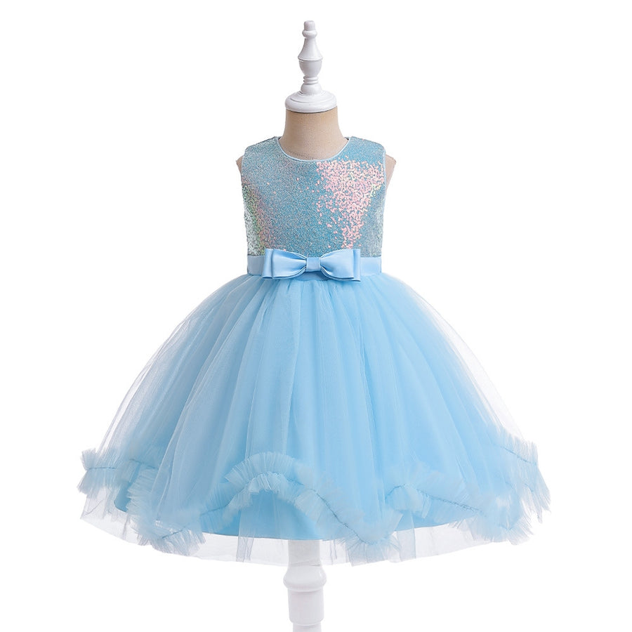 Ball Gown Scoop Sleeveless Ruched Flower Girl Dresses