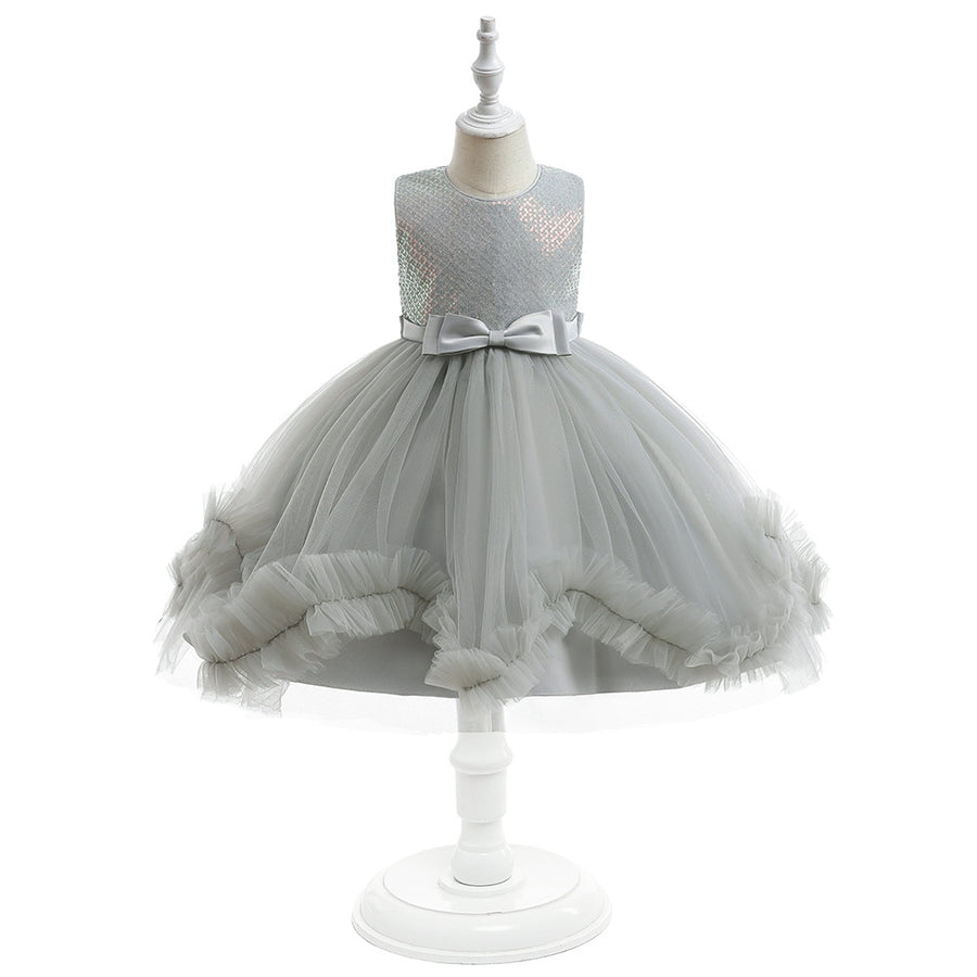 Ball Gown Scoop Sleeveless Ruched Flower Girl Dresses