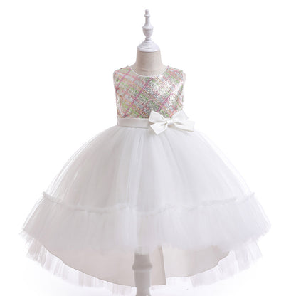 Ball Gown Scoop Sleeveless Sequins Flower Girl Dresses