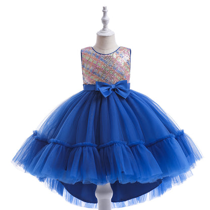 Ball Gown Scoop Sleeveless Sequins Flower Girl Dresses